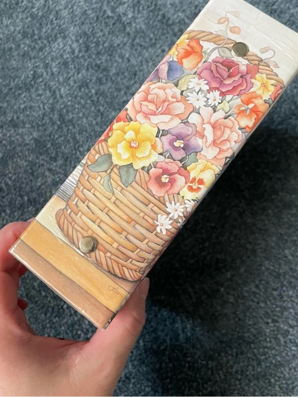 Lavie Fifth Avenue Collection New 2 Ring Photo Album 100 4x6 Floral Grow Love